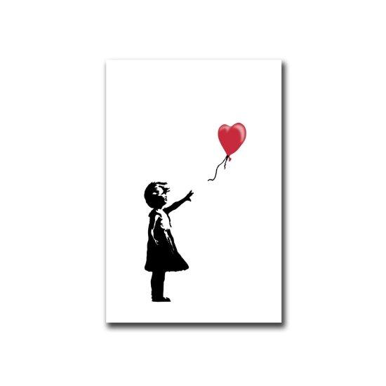 Banksy Kırmızı Balonlu Kız