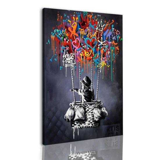 Banksy Kırmızı Balonlu Kız