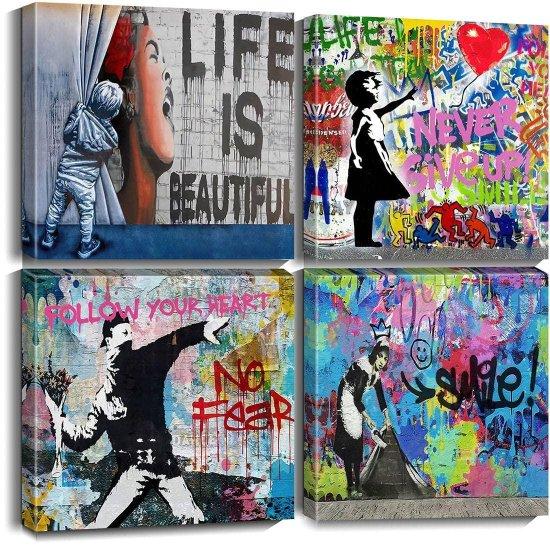 Banksy Kırmızı Balonlu Kız