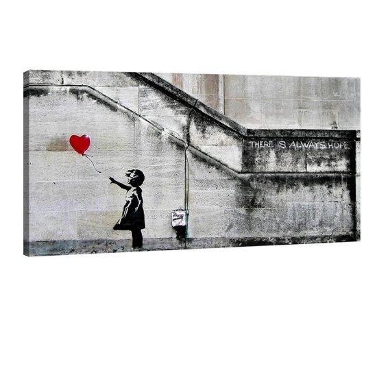 Banksy Kırmızı Balonlu Kız