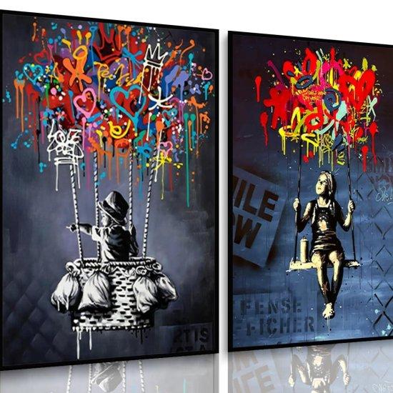 Banksy Kırmızı Balonlu Kız