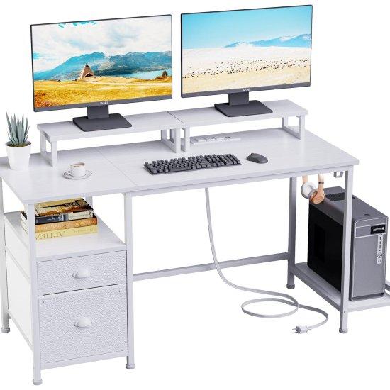 Beyaz Bilgisayar Masası