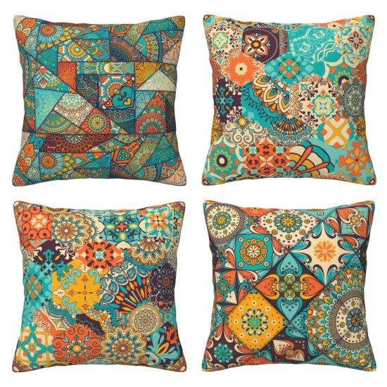 Bohem Kırlent Kılıfı