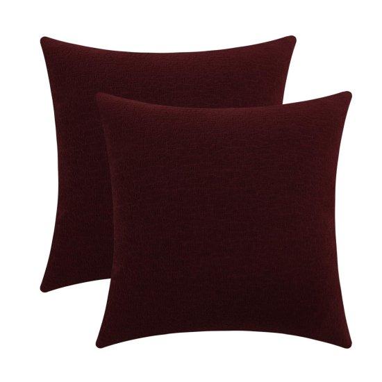 Bordo Kırlent Kılıfı