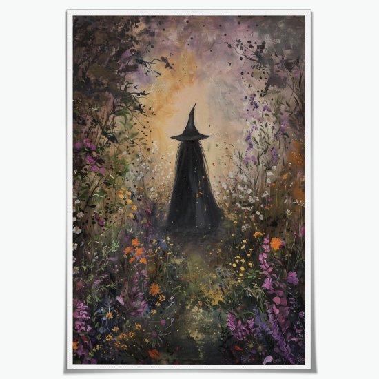 Büyücü Kadın Kanvas Tablo