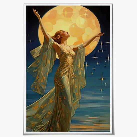 Büyücü Kadın Kanvas Tablo