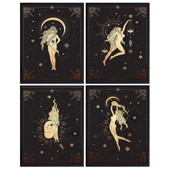 Büyücü Kadın Kanvas Tablo