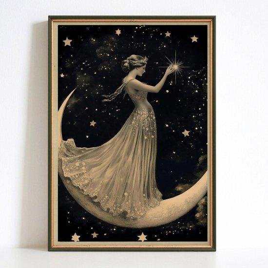 Büyücü Kadın Kanvas Tablo