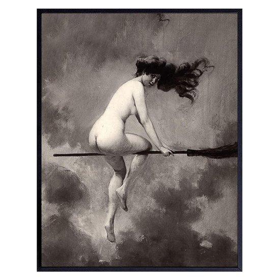 Büyücü Kadın Kanvas Tablo