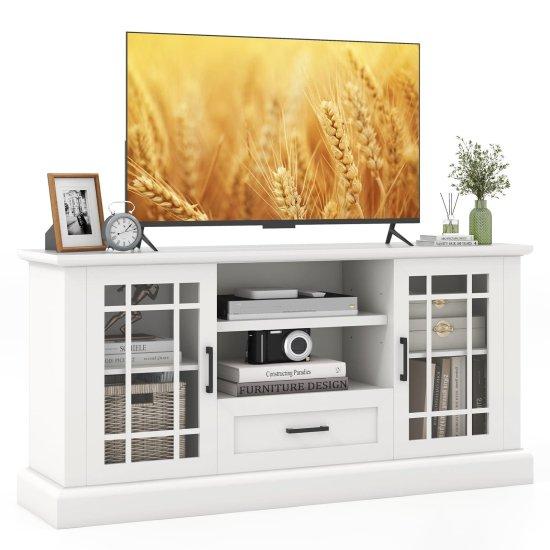 Cam Kapaklı Tv Ünitesi