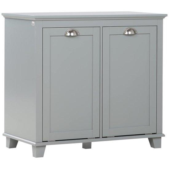 Çamaşır Sepetli Banyo Dolabı