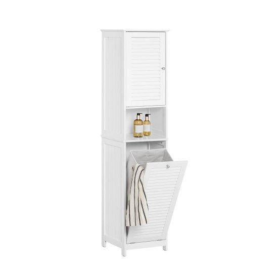 Çamaşır Sepetli Banyo Dolabı