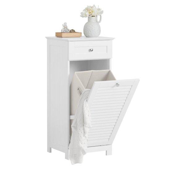 Çamaşır Sepetli Banyo Dolabı