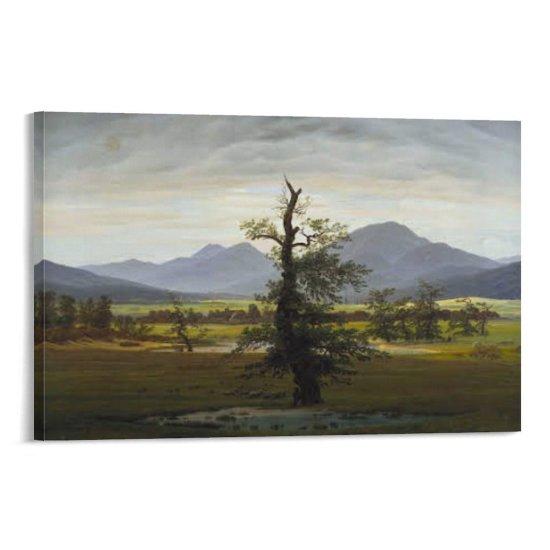Caspar David Friedrich Yalnız Ağaç Kanvas Tablo