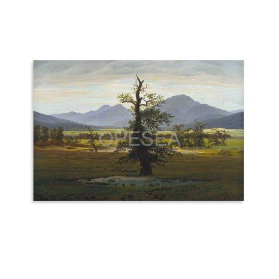 Caspar David Friedrich Yalnız Ağaç Kanvas Tablo