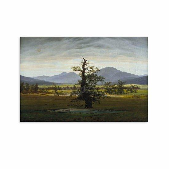 Caspar David Friedrich Yalnız Ağaç Kanvas Tablo