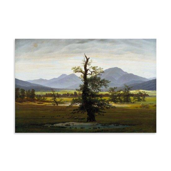 Caspar David Friedrich Yalnız Ağaç Kanvas Tablo