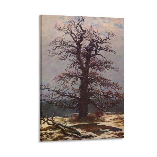 Caspar David Friedrich Yalnız Ağaç Kanvas Tablo
