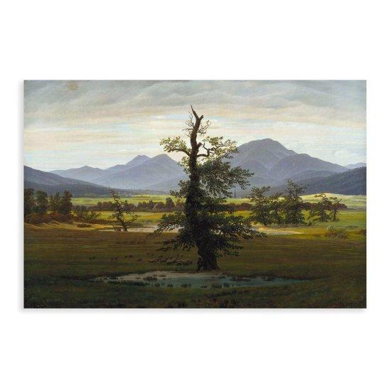 Caspar David Friedrich Yalnız Ağaç Kanvas Tablo