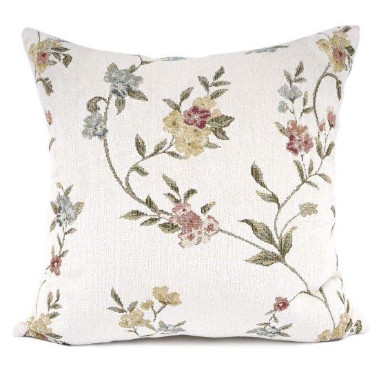 Çiçekli Kırlent Kılıfı