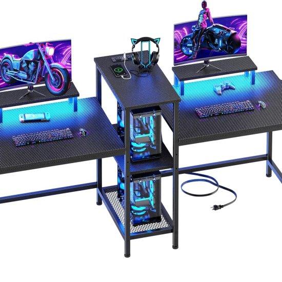 Çift Monitör Bilgisayar Masası