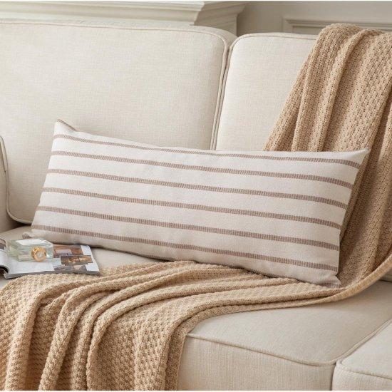 Çizgili Kırlent Kılıfı