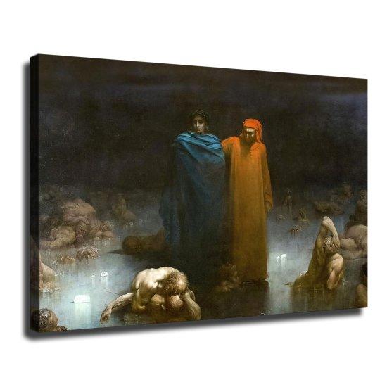 Dante And Virgil İn Hell