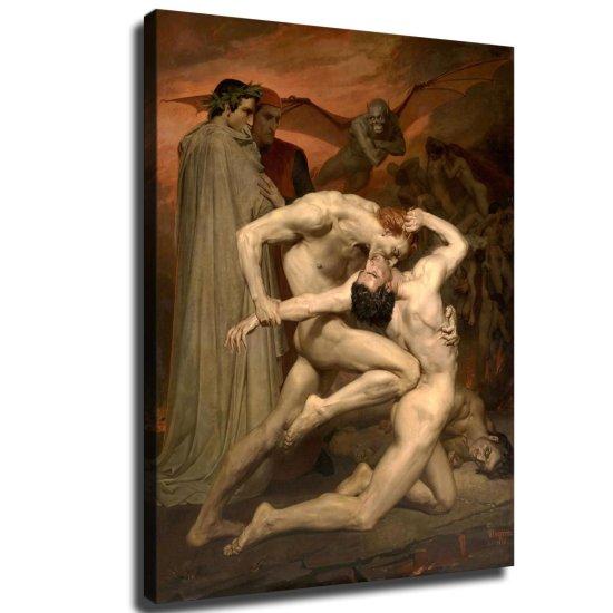 Dante And Virgil İn Hell