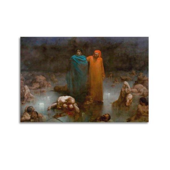 Dante And Virgil İn Hell