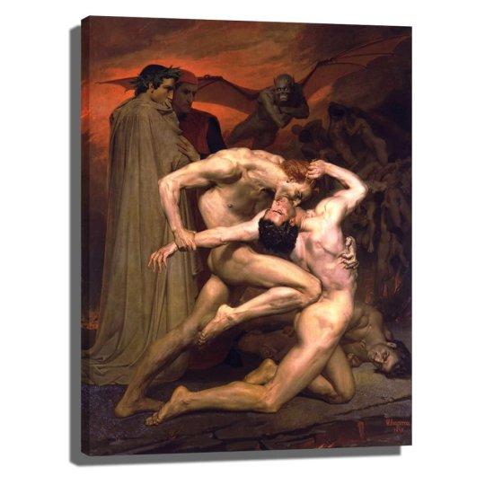 Dante And Virgil İn Hell