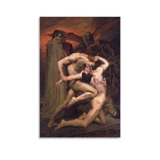 Dante And Virgil İn Hell