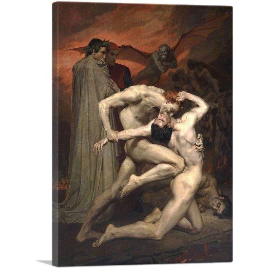 Dante And Virgil İn Hell