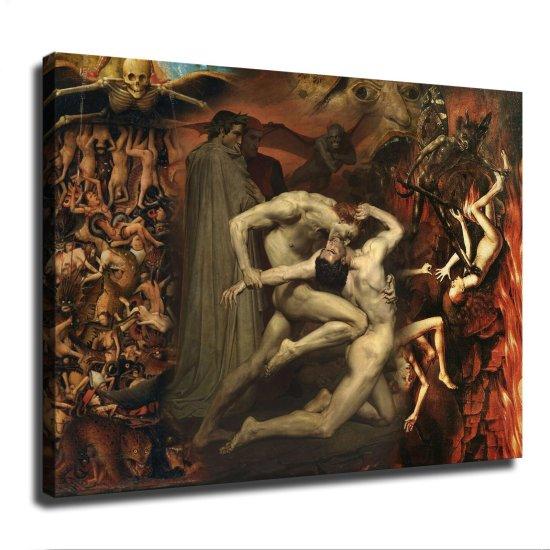 Dante And Virgil İn Hell