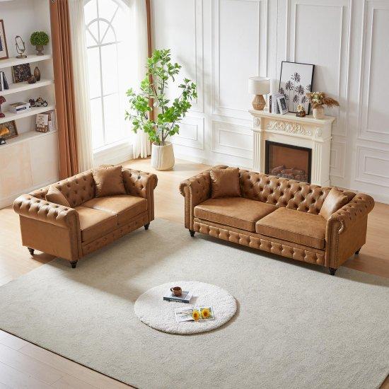 Deri Görünümlü Koltuk Takımları