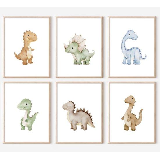 Dinozor Boyama Tablo