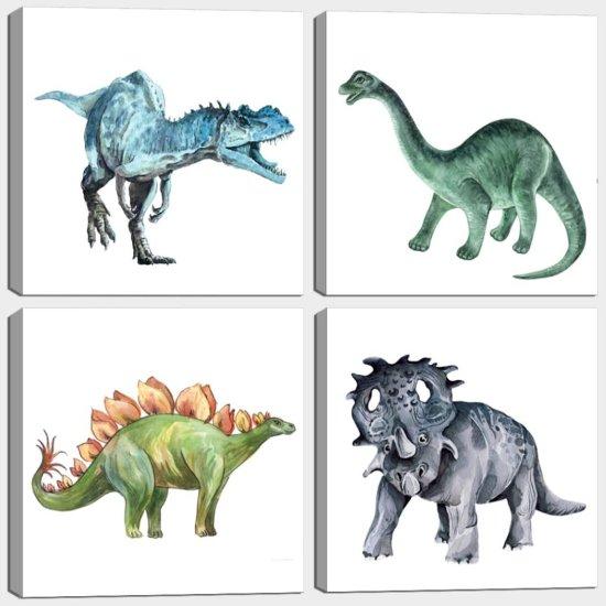 Dinozor Boyama Tablo