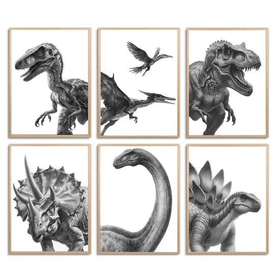 Dinozor Boyama Tablo