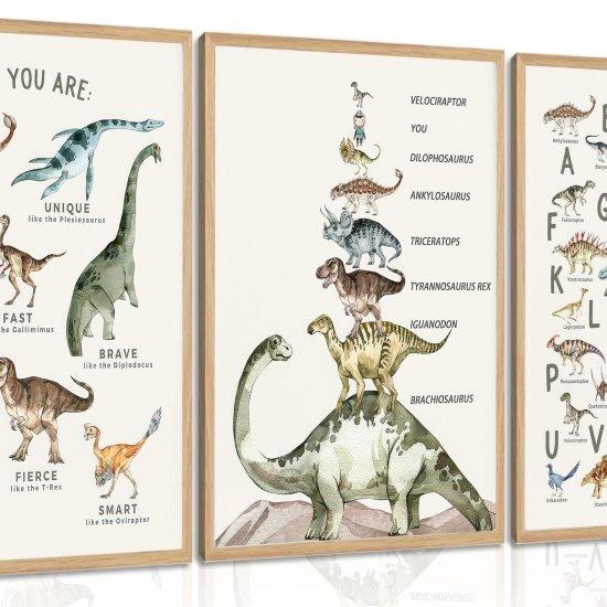 Dinozor Boyama Tablo