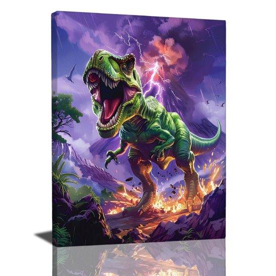 Dinozor Boyama Tablo