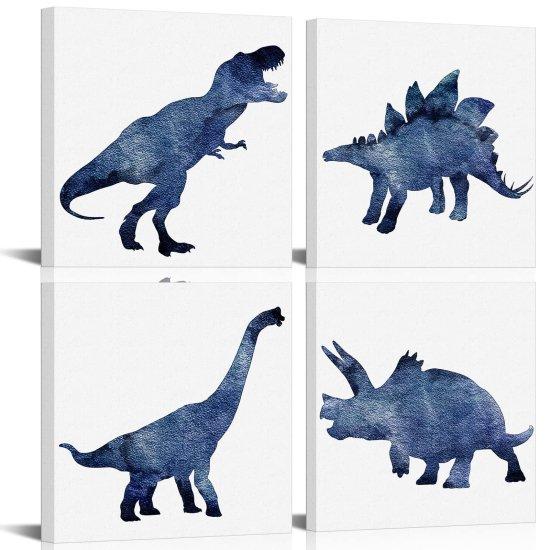 Dinozor Boyama Tablo