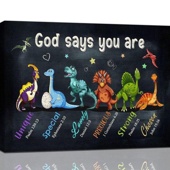 Dinozor Boyama Tablo