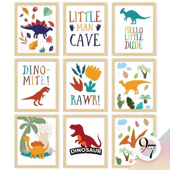 Dinozor Boyama Tablo