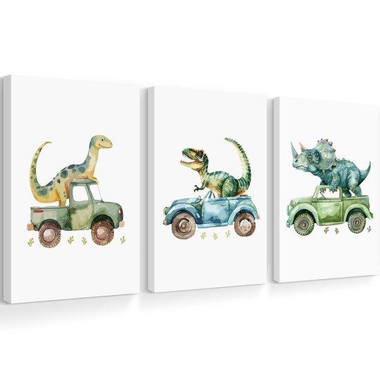 Dinozor Boyama Tablo