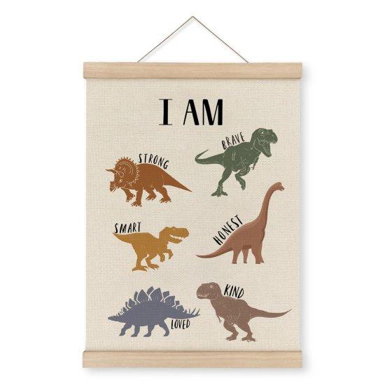 Dinozor Boyama Tablo
