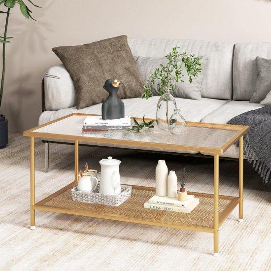 Eskitme Gold Sehpa