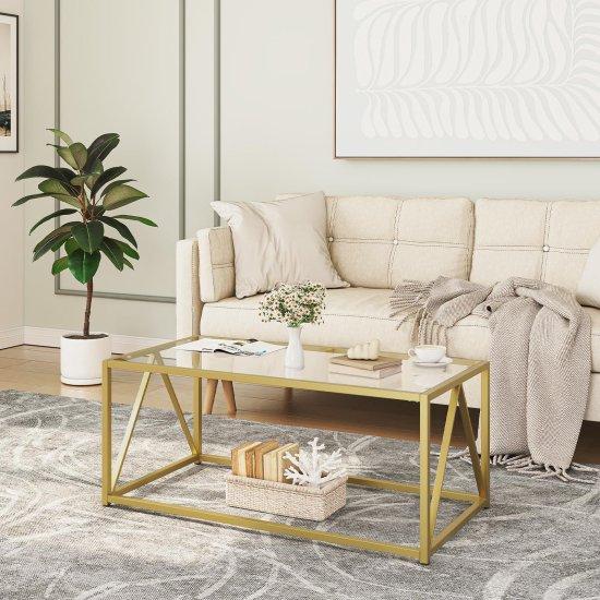 Eskitme Gold Sehpa