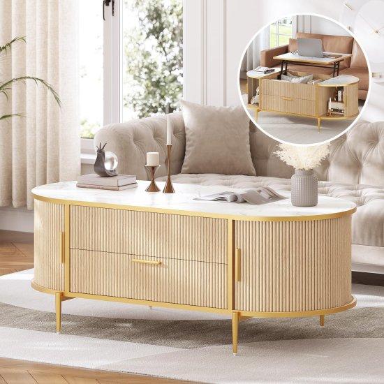 Eskitme Gold Sehpa