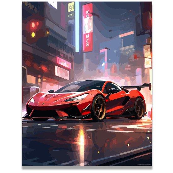Ferrari Kanvas Tablo