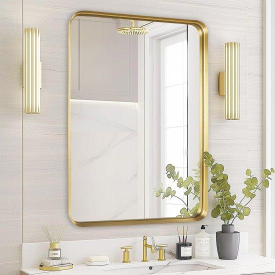 Gold Çerçeveli Ayna