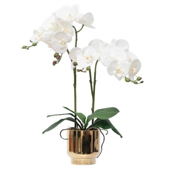 Gold Saksıda Yapay Çiçek